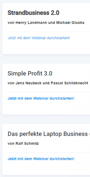 Affiliate Webinar Blackbox Webinarvorlagen